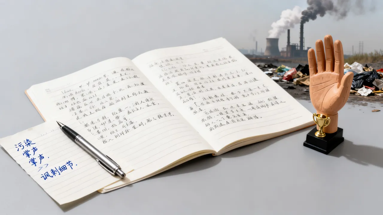 污染掌声作文怎么写?如何捕捉讽刺细节让立意深刻,高分范文技巧-图2 污染掌声作文怎么写?如何捕捉讽刺细节让立意深刻,高分范文技巧-图2