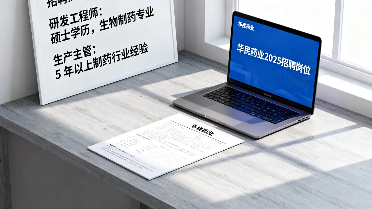 华民药业招聘信息有哪些?华民药业2025招聘岗位要求是什么