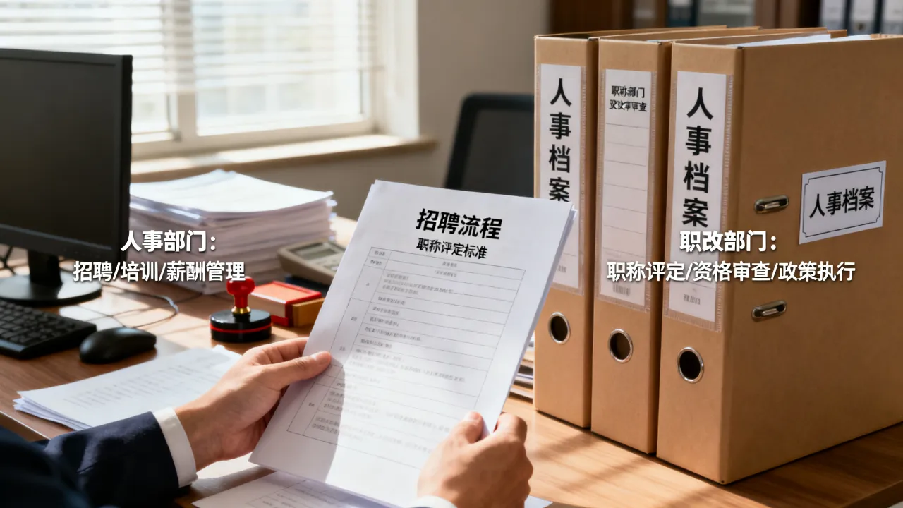 人事部门是做什么的,职改部门主要职责有哪些?