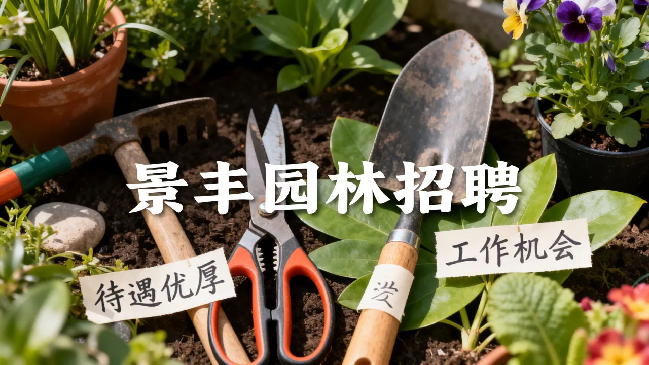 景丰园林招聘待遇怎么样,园林工作招聘去哪看