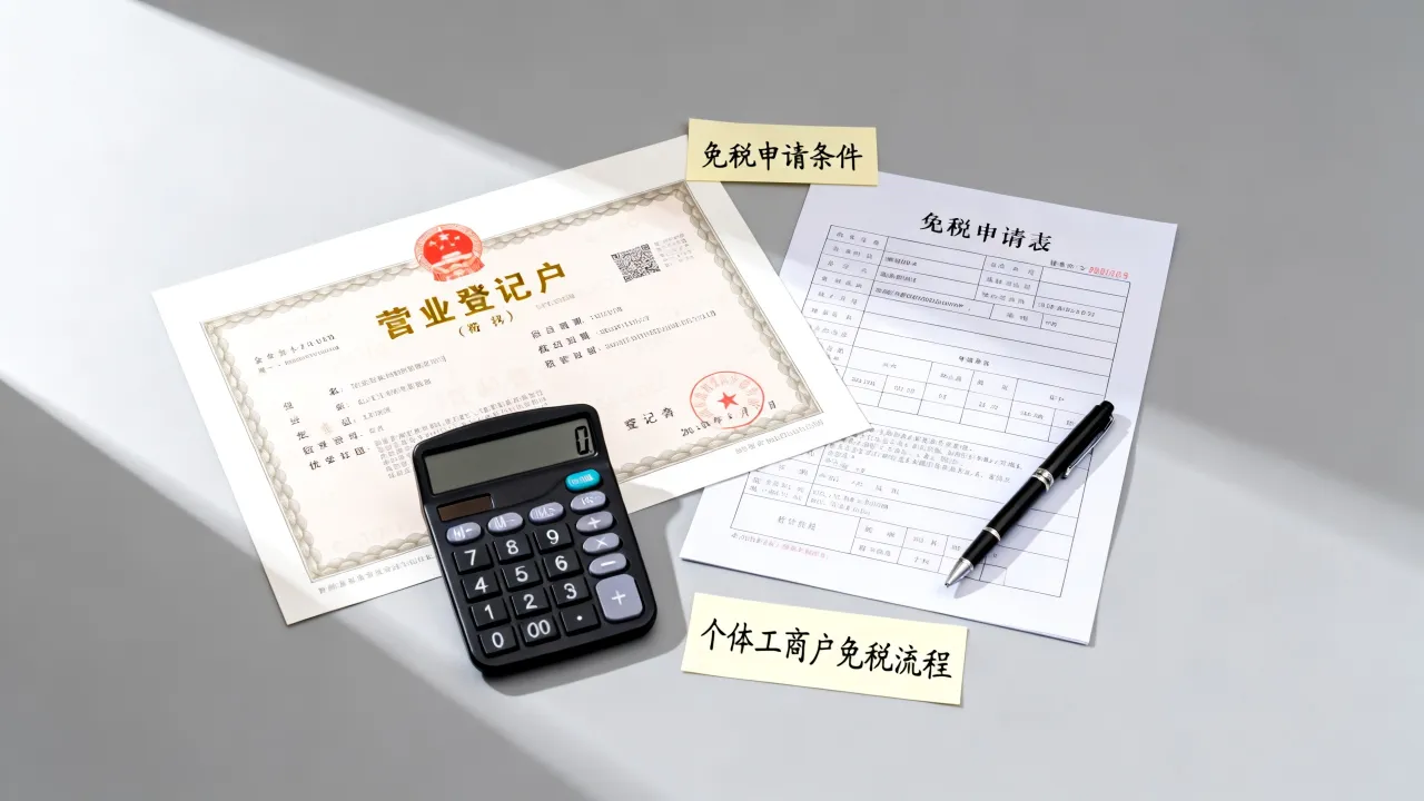 个体工商户如何免税，免税申请需要满足哪些条件？