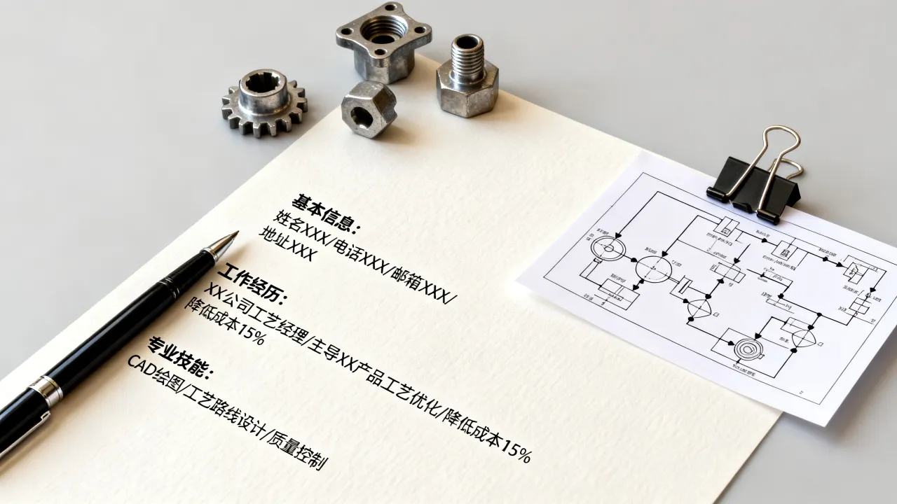 工艺经理简历怎么写，工艺经理简历范文模板有哪些？