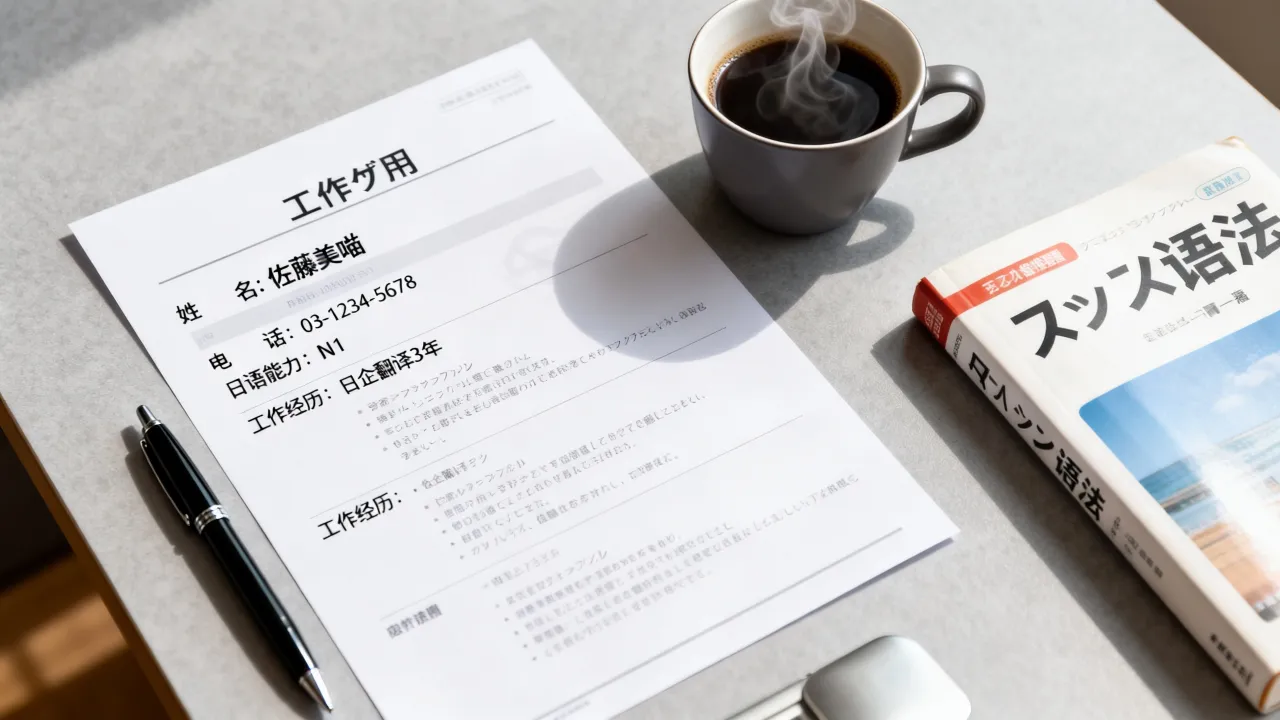 日语工作简历怎么写,如何写才能让人事眼前一亮?