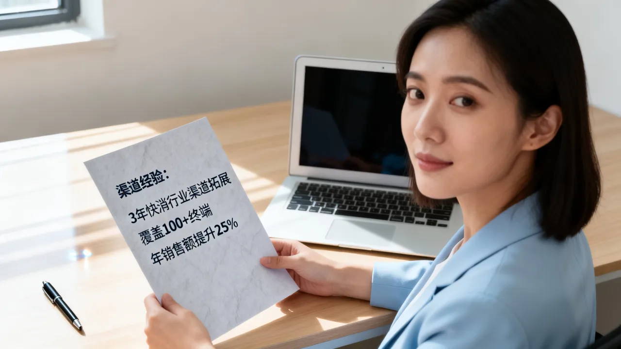 渠道经验怎么表述才能让简历亮眼，面试时怎么描述渠道拓展能力