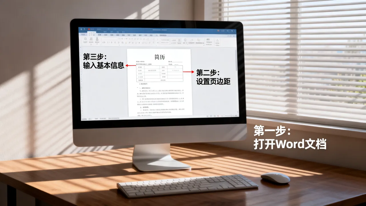 电脑打简历怎么打？详细步骤和技巧，新手也能快速搞定