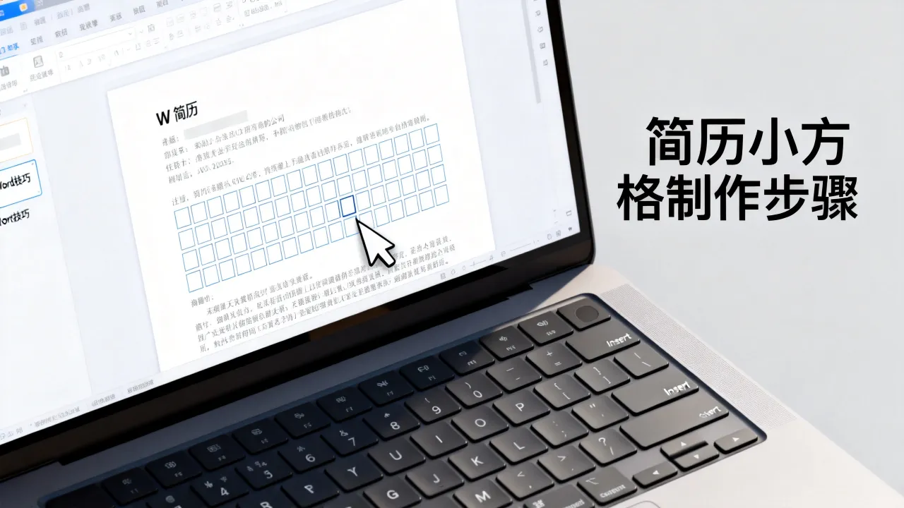 简历小方格怎么加？Word简历小方格怎么制作