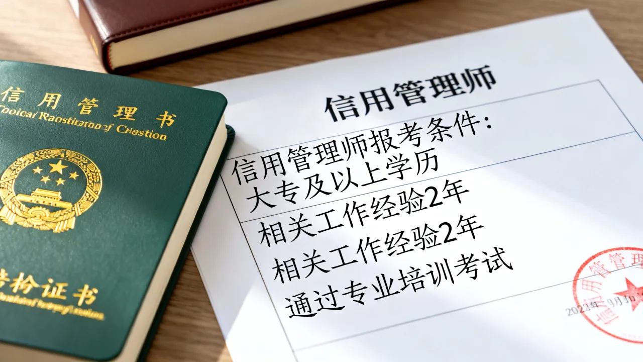 招聘信用管理师需要什么条件？，信用管理师报考条件有哪些