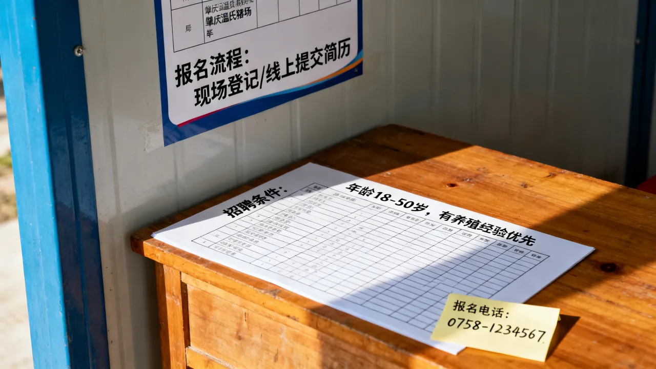 肇庆温氏猪场招聘怎么报名，温氏猪场招聘条件及报名电话？-图2