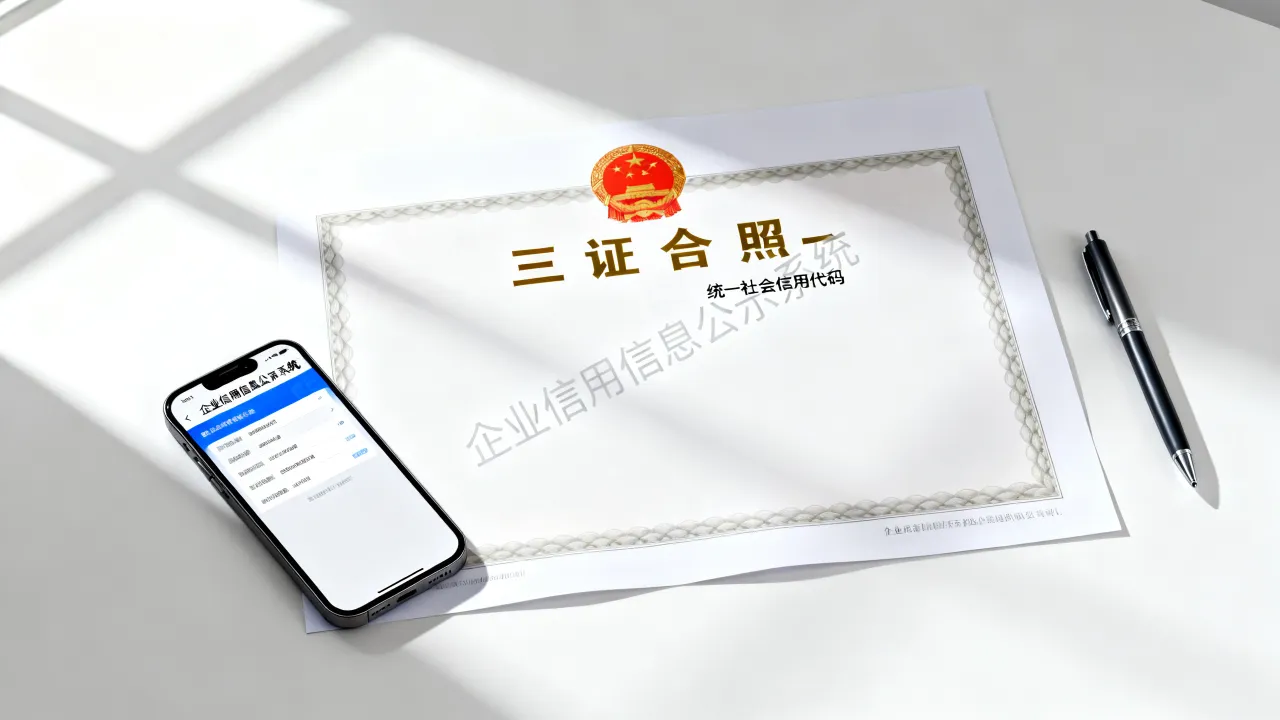 如何识别三证合一,三证合一营业执照怎么查询真伪?