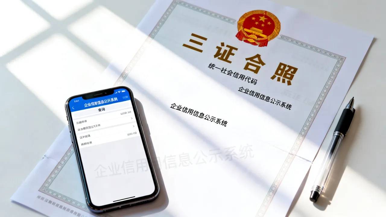 如何识别三证合一,三证合一营业执照怎么查询真伪?-图2 如何识别三证合一,三证合一营业执照怎么查询真伪?-图2