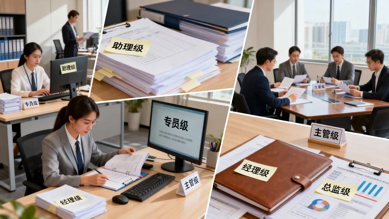 企业人事级别怎么划分?企业人事级别从低到高有哪些等级?-图1 企业人事级别怎么划分?企业人事级别从低到高有哪些等级?-图1