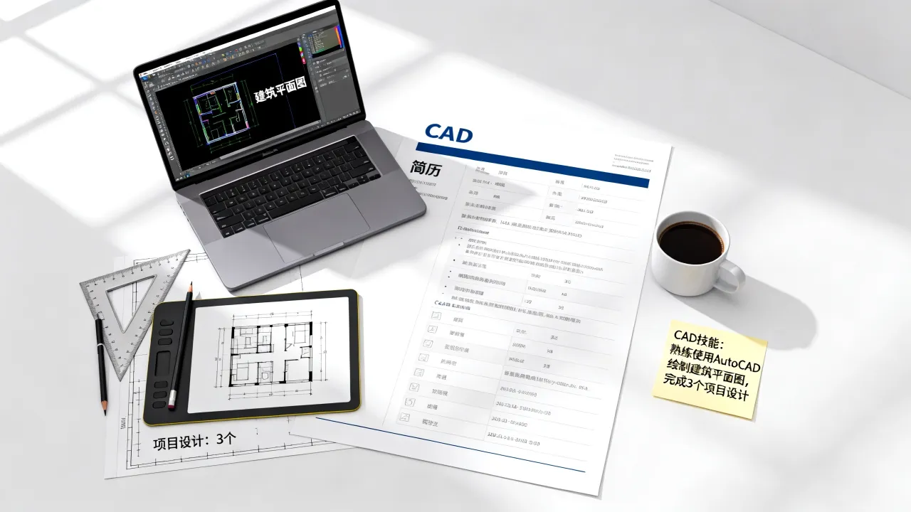 简历怎么说CAD?CAD在简历中怎么描述才专业-图1 简历怎么说CAD?CAD在简历中怎么描述才专业-图1