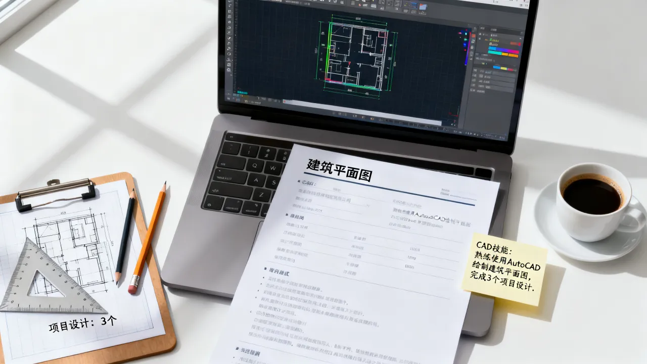 简历怎么说CAD?CAD在简历中怎么描述才专业-图2 简历怎么说CAD?CAD在简历中怎么描述才专业-图2