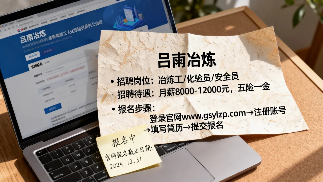 甘肃冶炼招聘待遇怎么样,怎么在官方网站报名-图1 甘肃冶炼招聘待遇怎么样,怎么在官方网站报名-图1