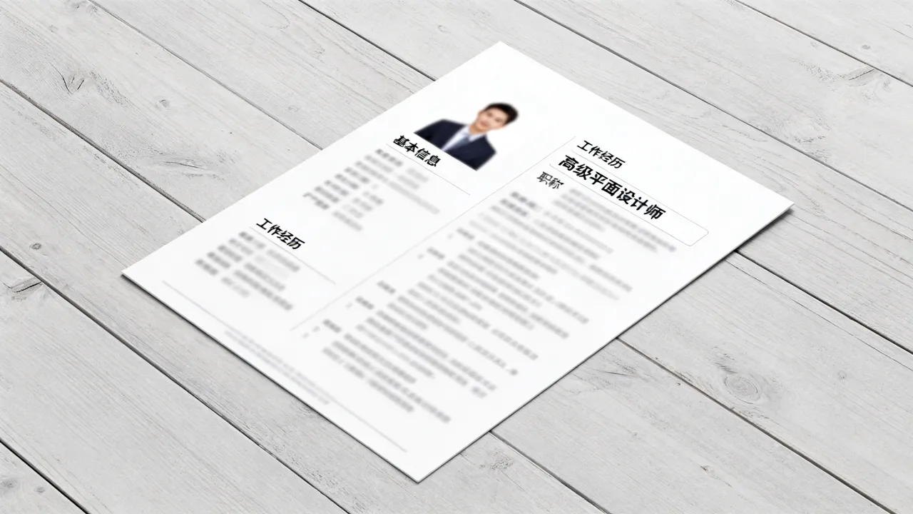 PS简历职称怎么写?PS简历职称一栏怎么填才正确?-图1 PS简历职称怎么写?PS简历职称一栏怎么填才正确?-图1