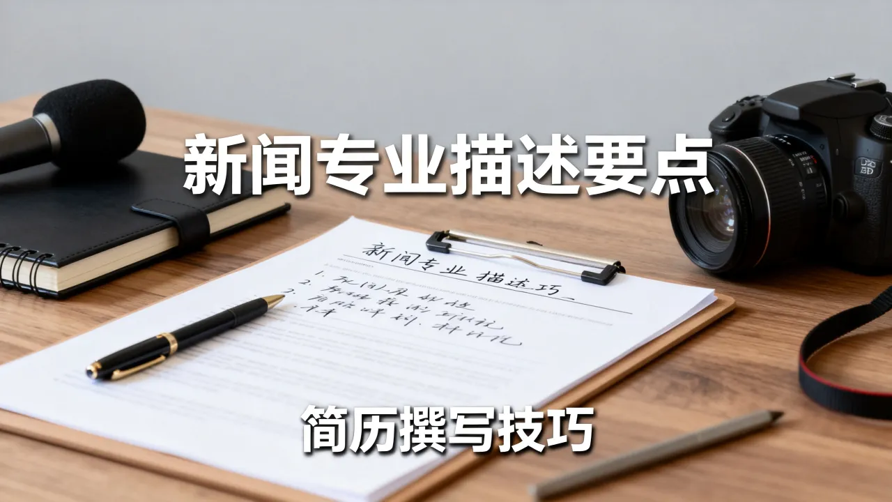 新闻专业描述怎么写,新闻专业个人简历描述怎么写-图2 新闻专业描述怎么写,新闻专业个人简历描述怎么写-图2