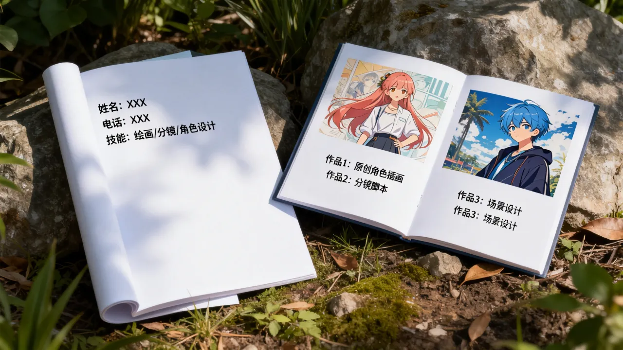 应聘动漫简历怎么写?零基础如何做出吸睛作品集-图1 应聘动漫简历怎么写?零基础如何做出吸睛作品集-图1