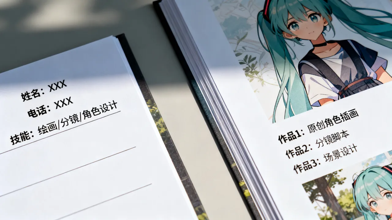 应聘动漫简历怎么写?零基础如何做出吸睛作品集-图2 应聘动漫简历怎么写?零基础如何做出吸睛作品集-图2