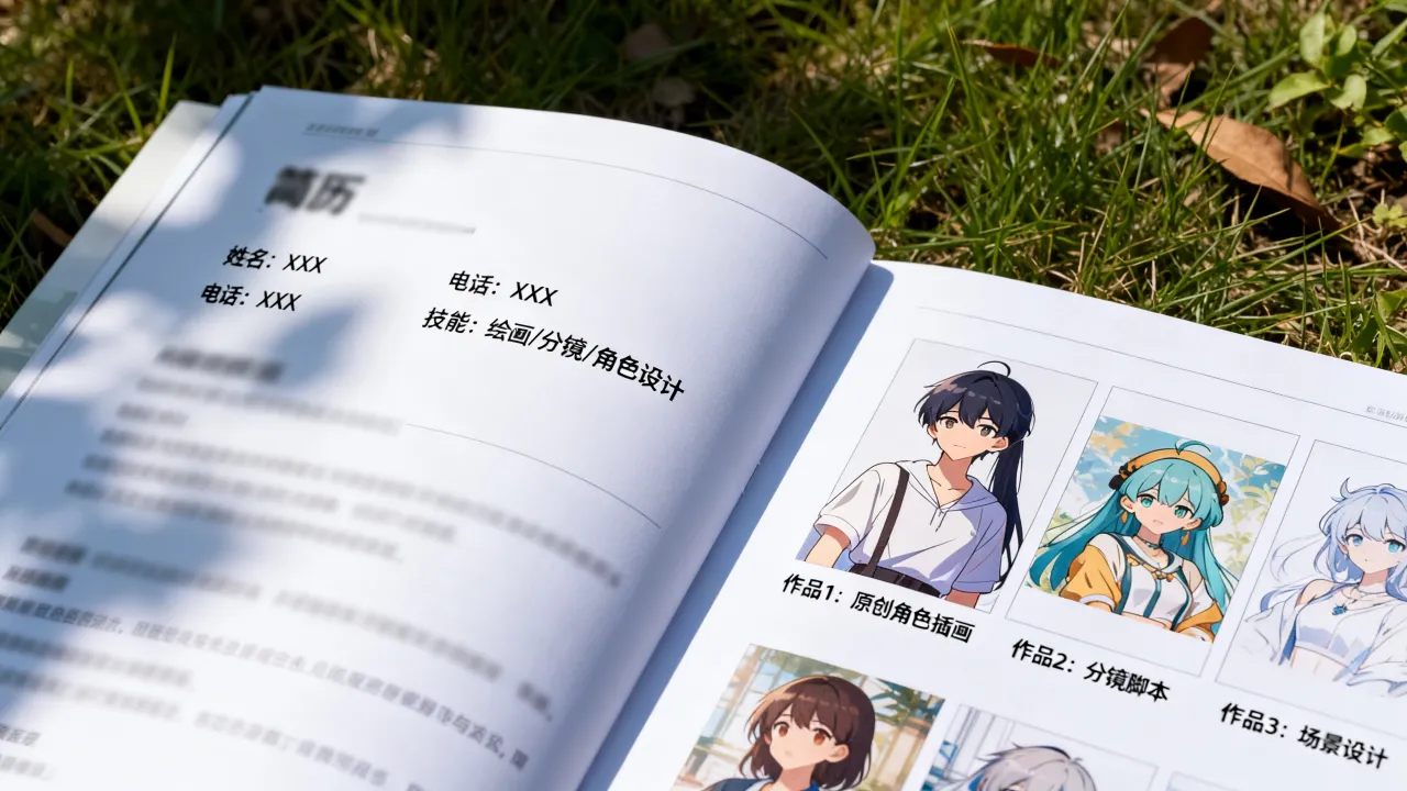 应聘动漫简历怎么写?零基础如何做出吸睛作品集-图3 应聘动漫简历怎么写?零基础如何做出吸睛作品集-图3