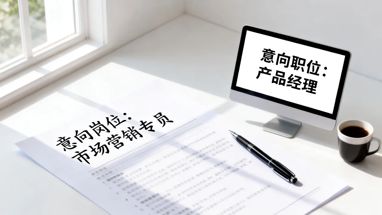应聘意向岗位怎么写，简历里的意向职位怎么填合适