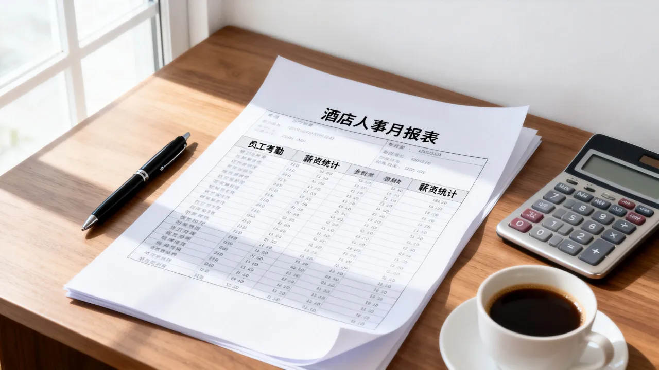 酒店人事月报表怎么做?人事月报表模板有哪些?-图3 酒店人事月报表怎么做?人事月报表模板有哪些?-图3