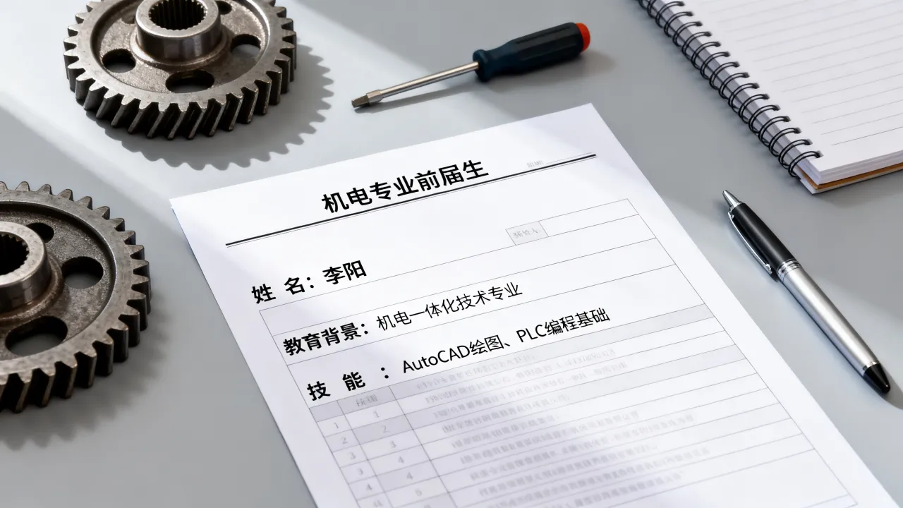机电专业简历怎么写,应届生无经验吸引HR?-图3 机电专业简历怎么写,应届生无经验吸引HR?-图3