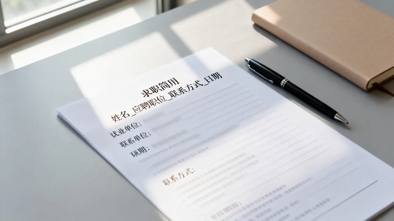 简历名字格式怎么写,求职简历文件命名有哪些注意事项?-图2 简历名字格式怎么写,求职简历文件命名有哪些注意事项?-图2