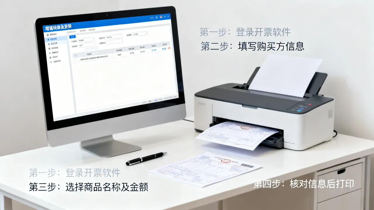 如何打增值税普通发票?增值税普通发票怎么开?开具流程?-图3 如何打增值税普通发票?增值税普通发票怎么开?开具流程?-图3