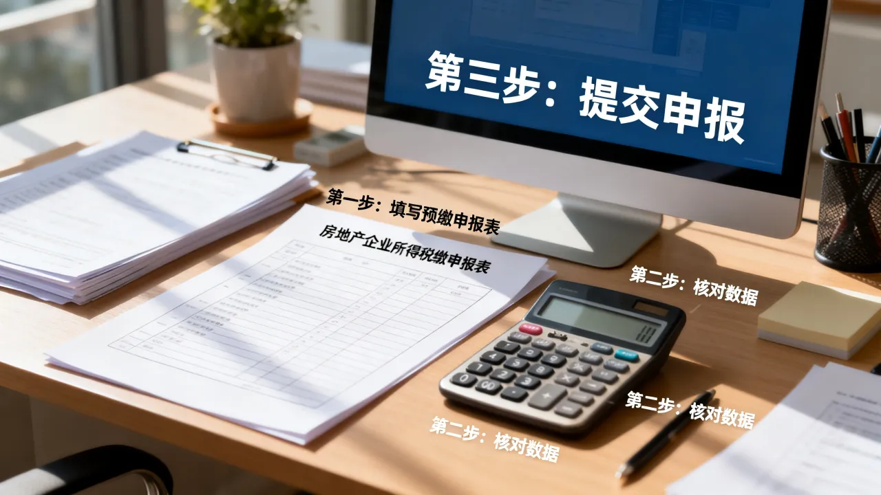 房地产所得税如何预缴,房地产企业所得税预缴申报流程-图2 房地产所得税如何预缴,房地产企业所得税预缴申报流程-图2