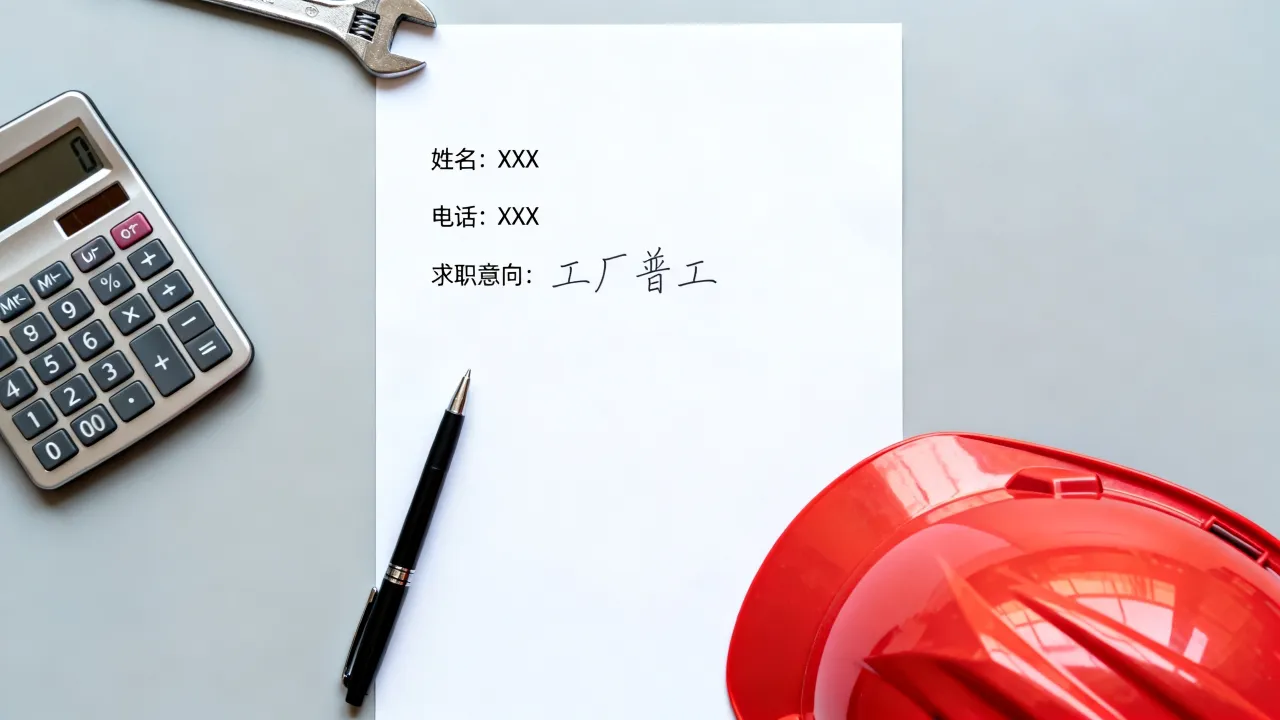 进工厂怎么填简历,进工厂没有工作经验简历怎么写?