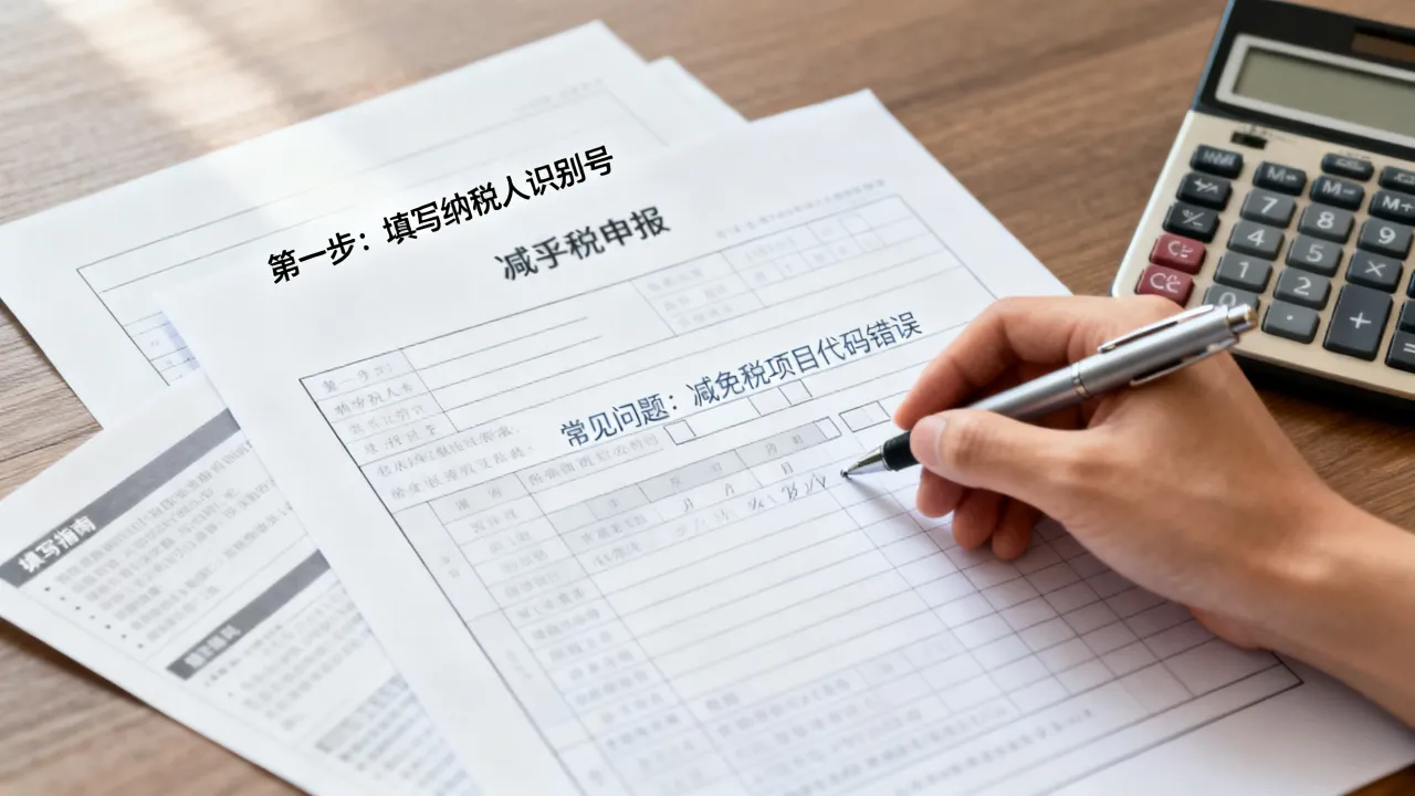 减免税申报表如何填写,填写时有哪些常见问题?