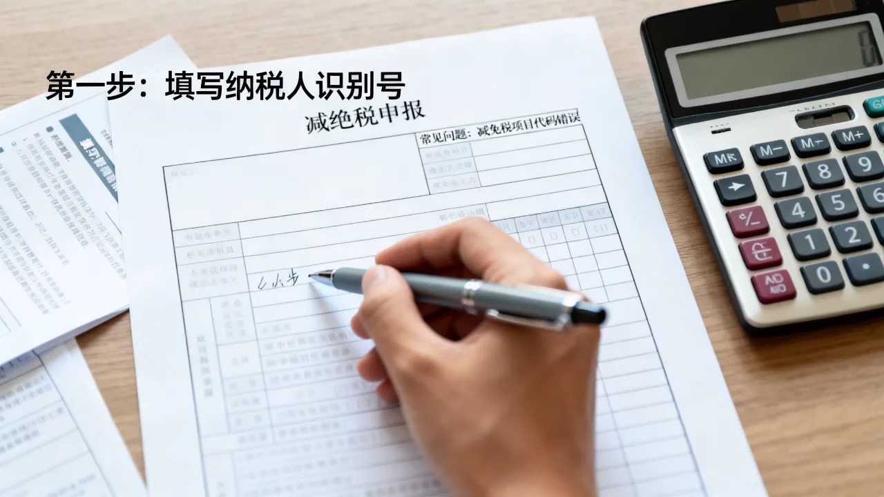 减免税申报表如何填写,填写时有哪些常见问题?-图3 减免税申报表如何填写,填写时有哪些常见问题?-图3