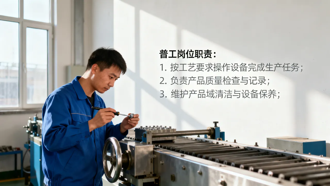 普工职务怎么写,普工岗位职责及工作内容怎么写?-图1 普工职务怎么写,普工岗位职责及工作内容怎么写?-图1