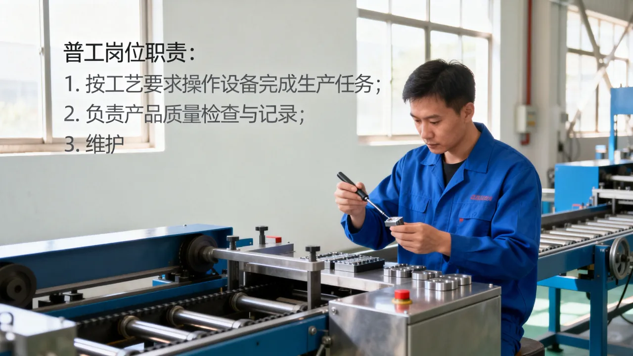 普工职务怎么写,普工岗位职责及工作内容怎么写?-图3 普工职务怎么写,普工岗位职责及工作内容怎么写?-图3