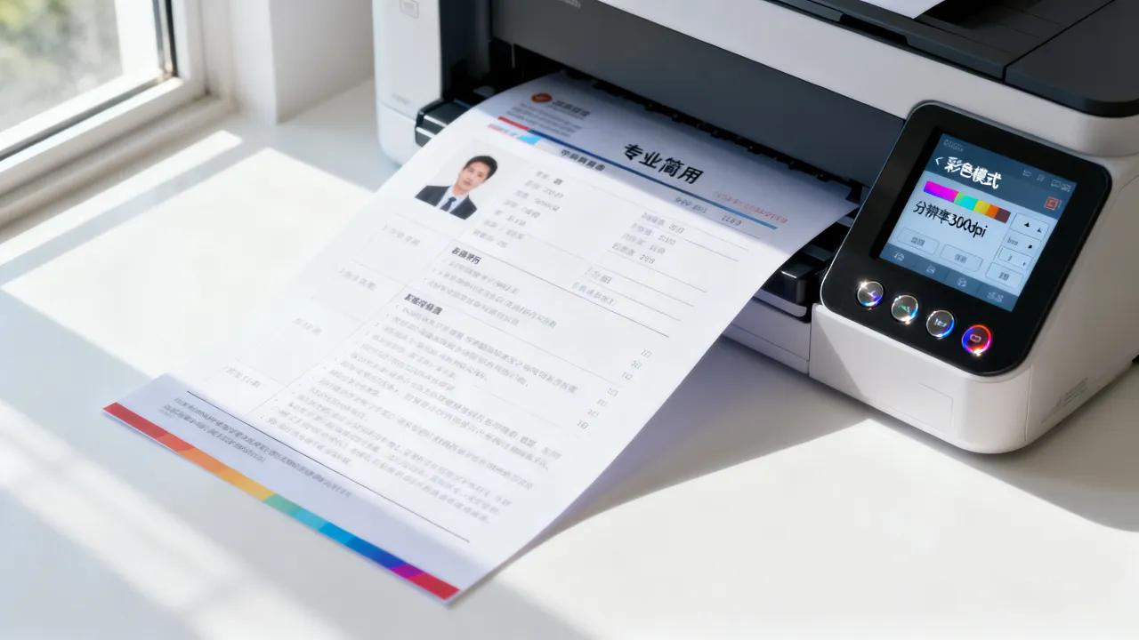 简历怎么打成彩色的,打印店彩色打印怎么设置-图3 简历怎么打成彩色的,打印店彩色打印怎么设置-图3