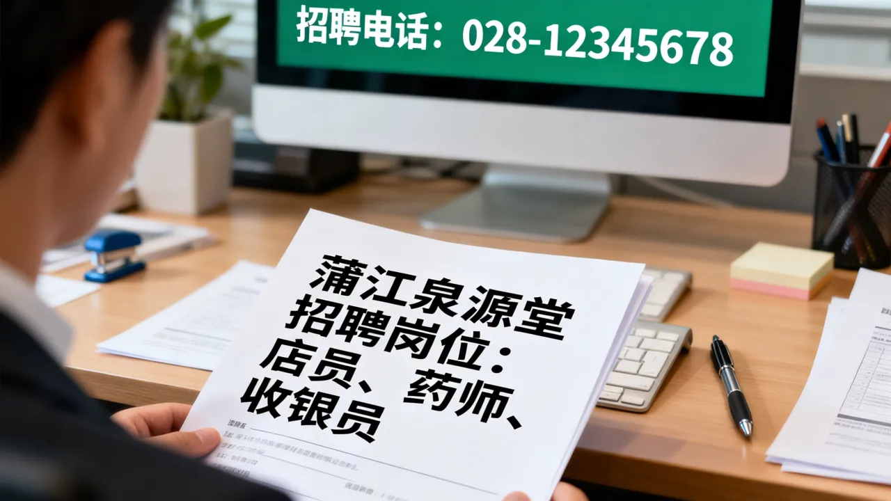 蒲江泉源堂招聘有哪些岗位,蒲江招聘泉源堂招聘电话是多少-图2 蒲江泉源堂招聘有哪些岗位,蒲江招聘泉源堂招聘电话是多少-图2