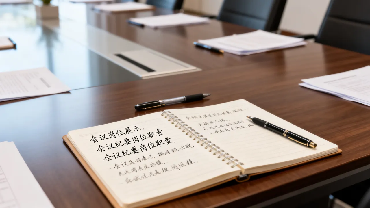 会议岗位展示怎么写,会议纪要岗位职责模板?-图1 会议岗位展示怎么写,会议纪要岗位职责模板?-图1
