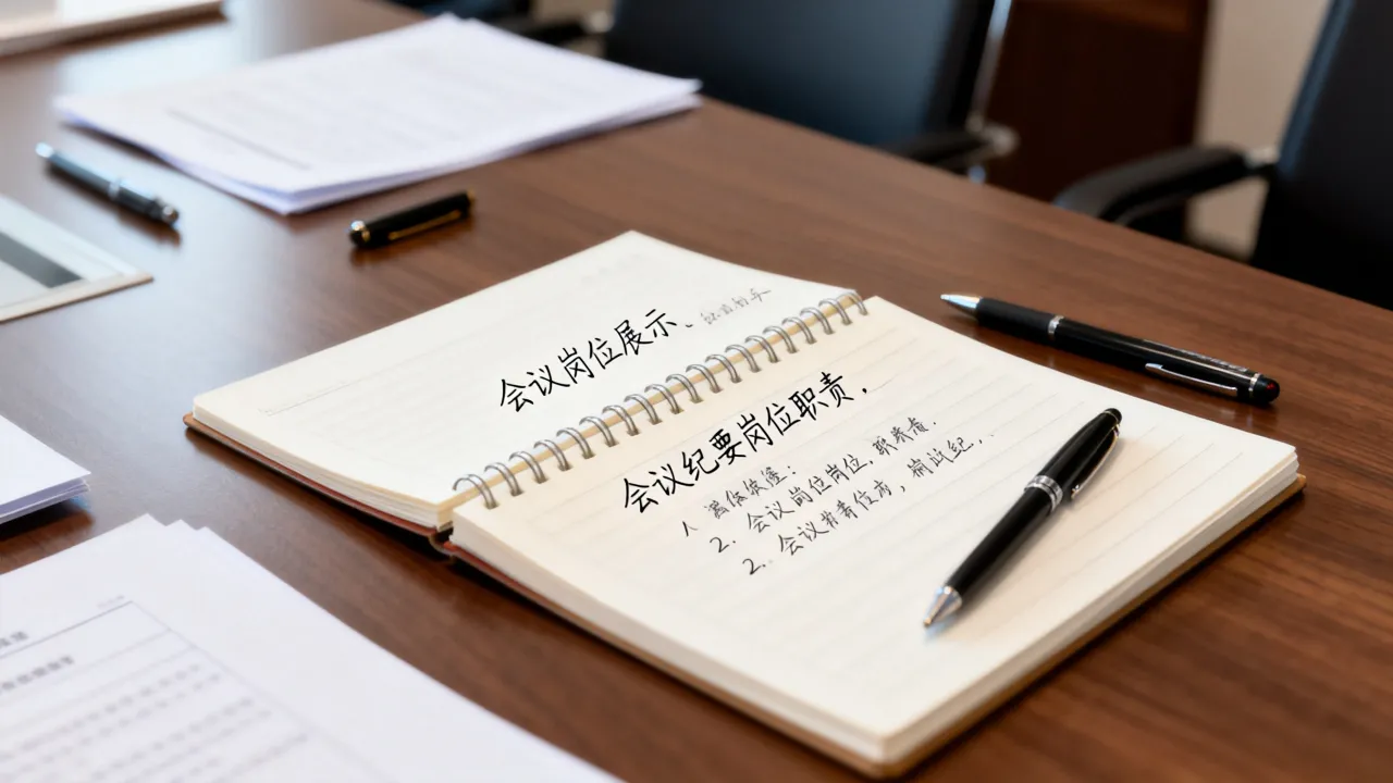 会议岗位展示怎么写,会议纪要岗位职责模板?-图2 会议岗位展示怎么写,会议纪要岗位职责模板?-图2