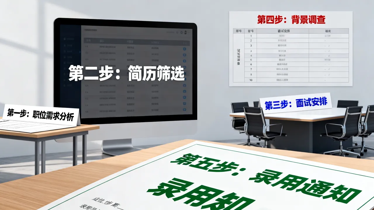 公司人事招聘流程是什么,如何制定规范的招聘流程