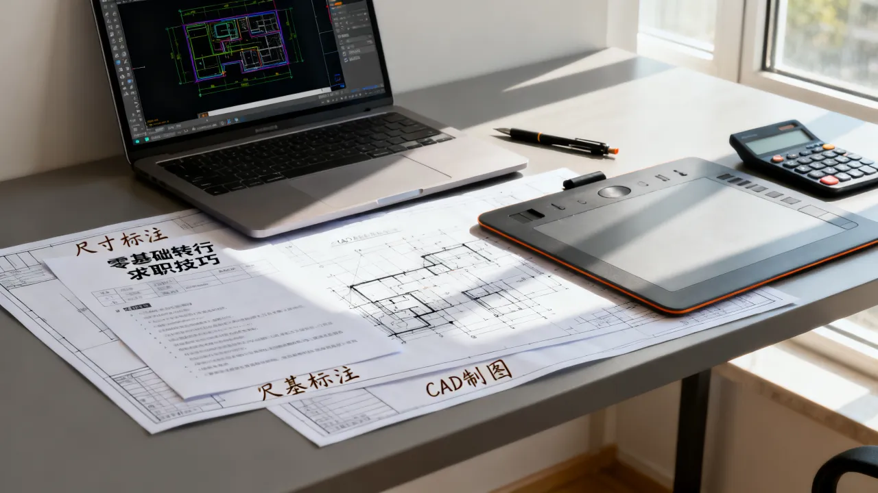 CAD行业简历怎么写？零基础转行CAD制图求职技巧，百度SEO优化-图2