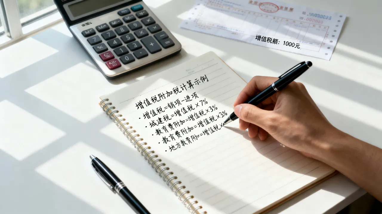 增值税如何计算附加税,增值税附加税怎么算举例?