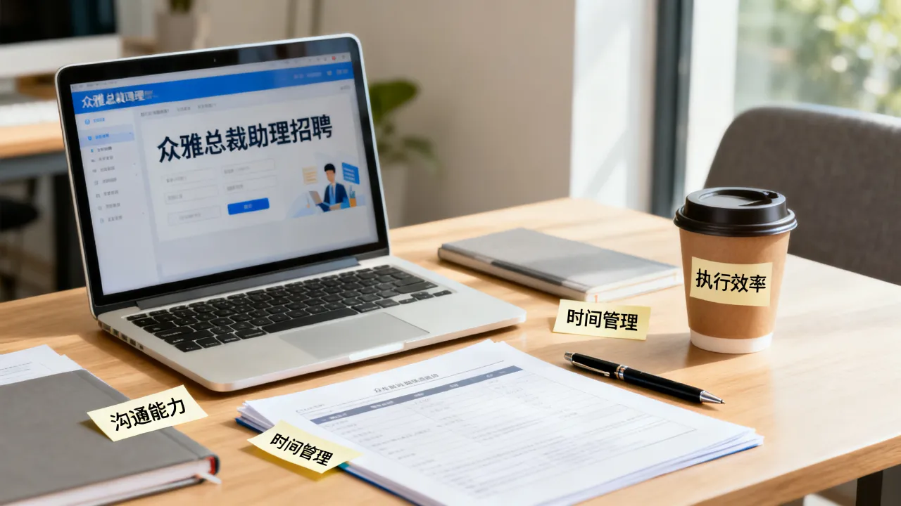 众雅总裁助理招聘需要什么条件,总裁助理招聘要求有哪些?-图2 众雅总裁助理招聘需要什么条件,总裁助理招聘要求有哪些?-图2