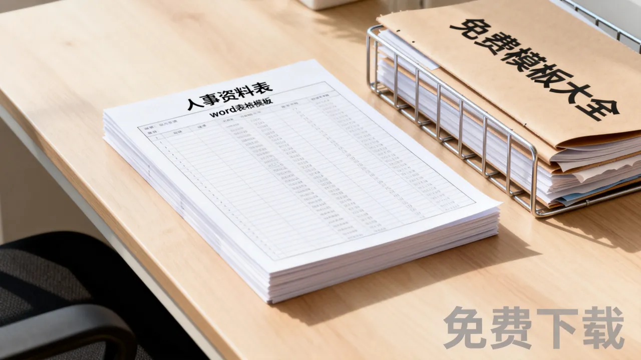 人事资料表在哪里下载?免费word表格模板大全-图2 人事资料表在哪里下载?免费word表格模板大全-图2