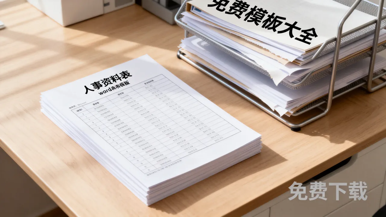 人事资料表在哪里下载?免费word表格模板大全-图3 人事资料表在哪里下载?免费word表格模板大全-图3