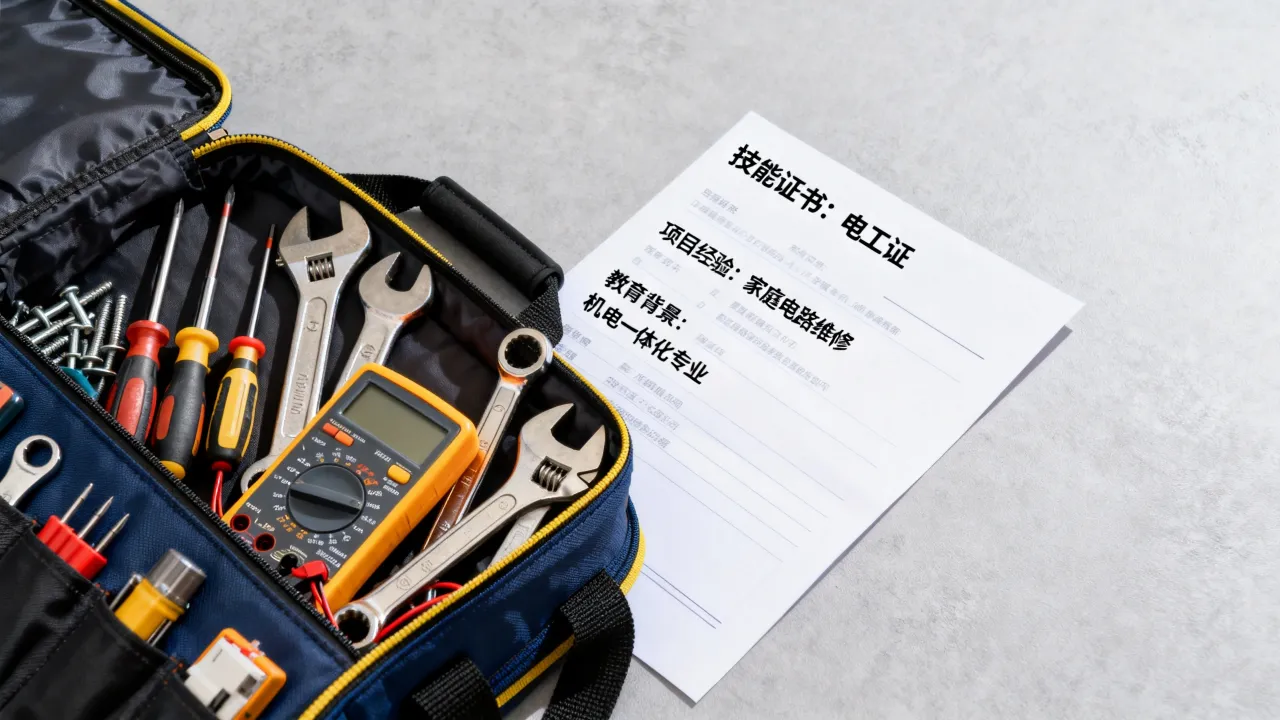 维修员简历怎么填，没有相关工作经验怎么写更受HR青睐？-图1