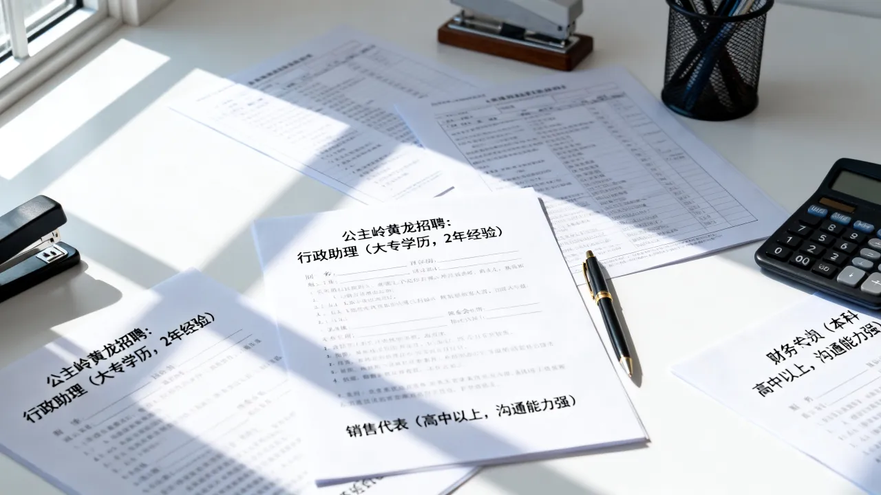 公主岭黄龙招聘最新信息是什么,公主岭黄龙招聘岗位条件有哪些?-图1 公主岭黄龙招聘最新信息是什么,公主岭黄龙招聘岗位条件有哪些?-图1