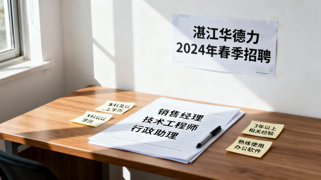 湛江华德力招聘有哪些岗位,湛江华德力招聘条件是什么