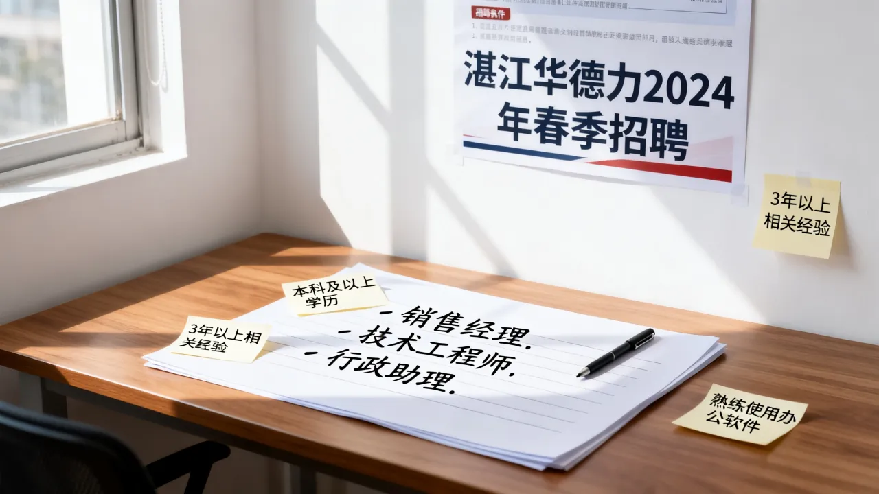 湛江华德力招聘有哪些岗位，湛江华德力招聘条件是什么-图2