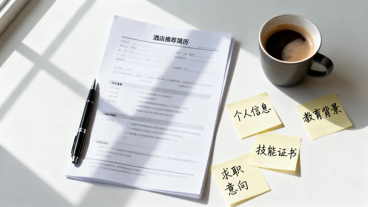 酒店自荐简历怎么写,没有经验可以吗?-图2 酒店自荐简历怎么写,没有经验可以吗?-图2