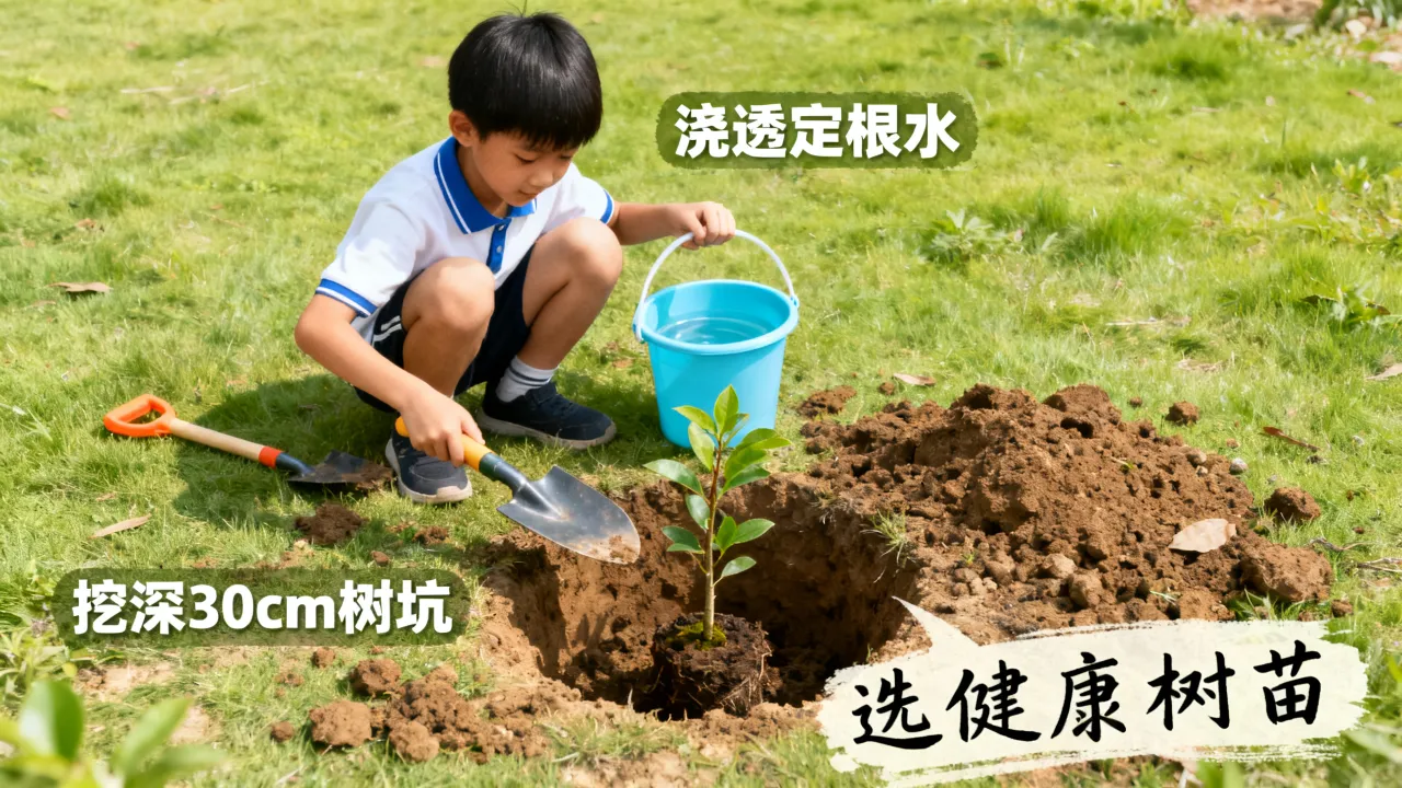 怎么种树木作文才能生动有趣,小学生写植树作文有哪些技巧?-图1 怎么种树木作文才能生动有趣,小学生写植树作文有哪些技巧?-图1